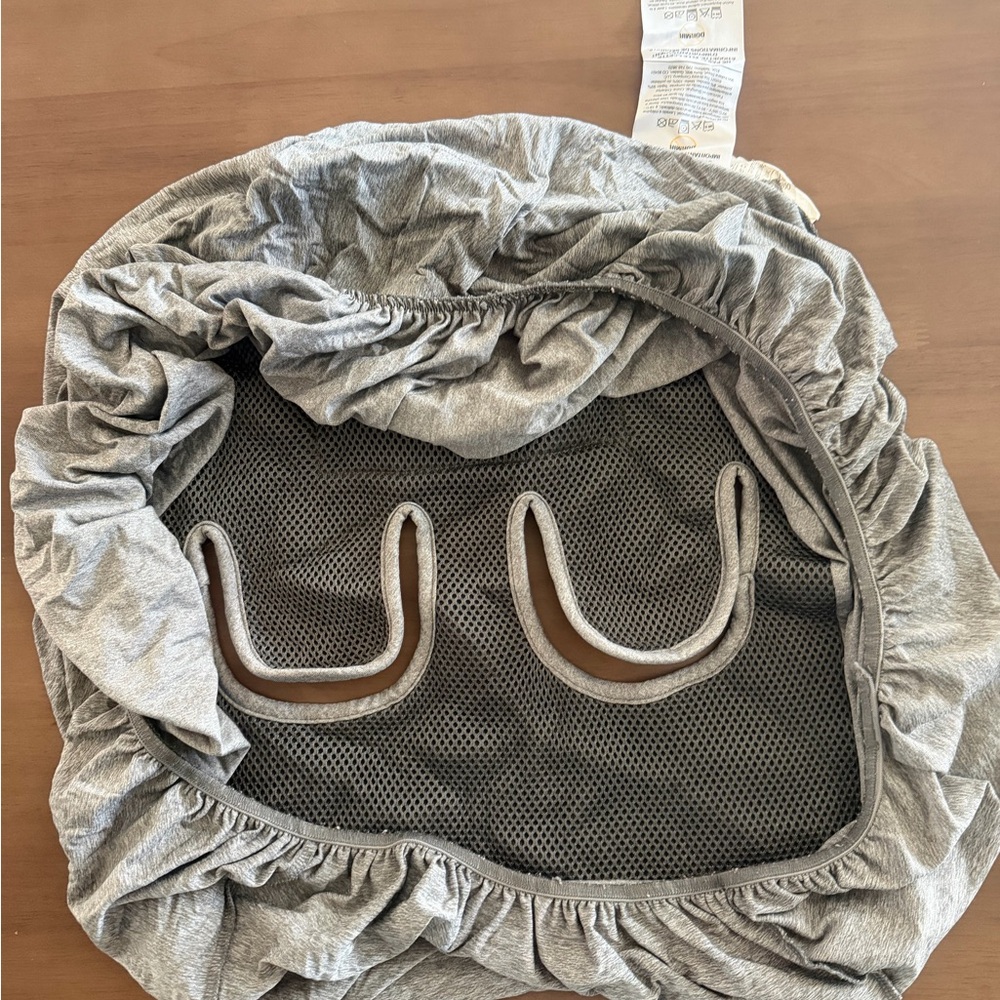 Boppy Grey Shopping Cart Seat Cover-collapsible